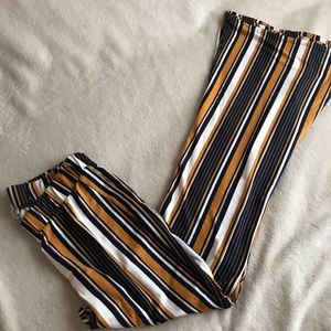 Teenbell  Striped Bell Pants Size M